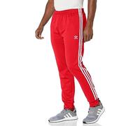 adidas Originals Men's Adicolor Classics Superstar Track Pants, Better Scarlet/White, Large