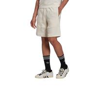 adidas ORIGINALS MEN'S ADICOLOR CLEAN CLASSICS 3-STRIPE OFF WHITE SWEAT SHORTS