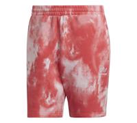 adidas ORIGINALS MEN'S ADICOLOR ESSENTIALS TIE DYE TREFOIL SHORTS PINK WHITE NEW