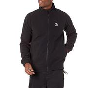 adidas Originals Men's Adicolor Trefoil Teddy Fleece Jacket Outerwear, Black, XL