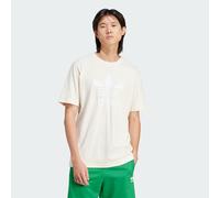adidas Originals Mens Adicolor Trefoil Tee - Ivory Cotton - Size X-Small