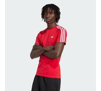 adidas Originals Mens Adicolor Trefoil Tight Tee - Red Cotton - Size X-Large