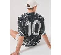 adidas Originals Mens Adilenium Teamgeist T-Shirt, Black, Size L, Men Black