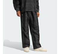 ADIDAS Originals Mens & ALL BLACKS FIREBIRD PLAID TRACK PANT - Charcoal - Size X-Large
