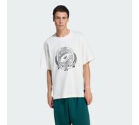 ADIDAS Originals Mens & ALL BLACKS LOOSE GRAPHIC SS TEE - White - Size Medium