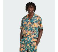 adidas Originals Mens Archive Floral Resort Shirt - Multicolour Lyocell - Size Small