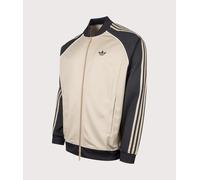 Adidas Originals Loose Mesh Full Zip Sweatshirt Beige M Men