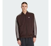 ADIDAS Originals Mens BRITCORE SUPERSTAR TRACKTOP - Brown - Size Small
