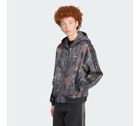 ADIDAS Originals Mens Camo Hooded Full-Zip - Black - Size Small