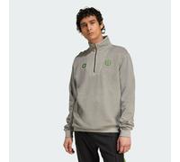 ADIDAS Originals Mens Celtic FC Terrace Icons Half-Zip Top - Black - Size Small