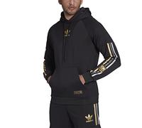 adidas Originals Men's Chile20 Pullover Hoodie, Black, L