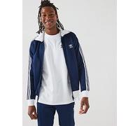 adidas Originals Mens Classic Track Top, Blue, Size S, Men Blue