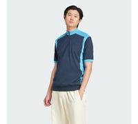 ADIDAS Originals Mens Cycling Top - Blue Cotton - Size Medium