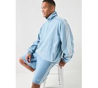 Adidas Originals Denim Fb Full Zip Sweatshirt Blue L Men