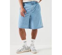 adidas Originals Mens Denim Shorts, Light Blue, Size 32, Men Light Blue