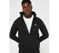 adidas Originals Mens Essentials Full Zip Hoodie, Black, Size 2Xl, Men Black