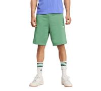 adidas Originals Mens Essentials Trefoil Shorts in Green Cotton - Size Medium
