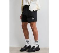 adidas Originals Men's Essentials Trefoil Waffle Shorts, Black/White, Size L, Men Black/White