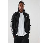 adidas Originals Mens Firebird Tracksuit Top, Black/White, Size S, Men Black/White