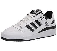 adidas Originals Men's Forum Low Sneaker, White/White/Black, 13