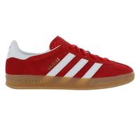 adidas Originals Men's Gazelle Indoor Sneakers, Red/White/Brown-red, 11.5 UK