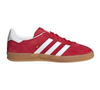 adidas Originals Men's Gazelle Indoor Sneakers, Red/White/Brown-red, 11.5 UK