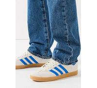 adidas Originals Men's Gazelle Trainers - Beige, White/Blue, Size 10, Men White/Blue
