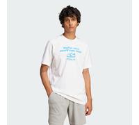 adidas Originals Mens Graphic Tee - White Cotton - Size X-Small