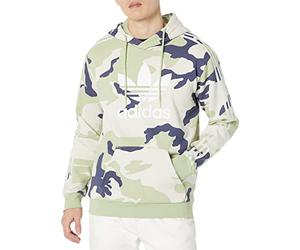 adidas Originals Men's Graphics Camo Hoodie, Magic Lime, Small