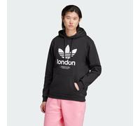 adidas Originals Mens Hoodie London City - Black Cotton - Size Small