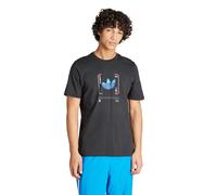 adidas Originals Mens London Graphic T-Shirt in Black Cotton - Size X-Small