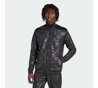ADIDAS Originals Mens Monogram All Over Print Regular Track Top - Black - Size Medium