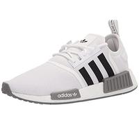 adidas Originals Men's NMD_R1 Primeblue Sneaker, White/Black/Grey, 9.5