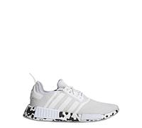 adidas Originals Men's NMD_r1 Primeknit Sneaker, White/White/Black, 9.5 UK