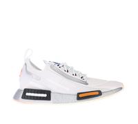 ADIDAS Originals Mens NMD_R1 Spectoo Trainers in White Black - & Silver Textile - Size UK 6.5