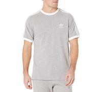Adidas Originals Men's Originals 3 Stripes Tee, Clear Sky, Medium, Medium Grey Heather, Medium