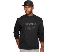 adidas Originals Men's Originals NMD Crew Sweatshirt, Black, S