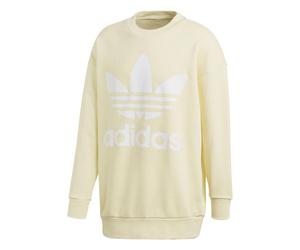 adidas ORIGINALS MEN'S OVERSIZE TREFOIL SWEATSHIRT JUMPER YELLOW NEW BNWT XS S