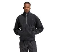 adidas Originals Men's Premium Essentials+ 1/2-Zip Sweatshirt Black Retro New OG