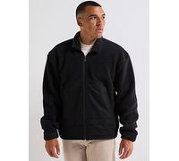 adidas Originals Men's Premium Essentials Polarfleece Full Zip, Black, Size S, Men Black