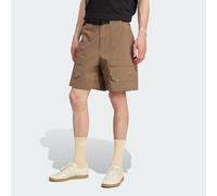 ADIDAS Originals Mens Premium Essentials Utility Cargo Shorts - Brown Polyamide - Size Small