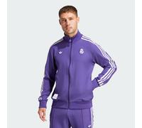 adidas Originals Mens Real Madrid Terrace Icons Track Top - Purple - Size X-Large