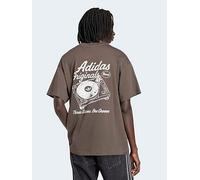adidas Originals Mens Record Graphic T-shirt, Shadow Olive, Size Xs, Men Hadow Olive