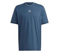 adidas ORIGINALS MEN'S REKIVE TREFOIL T-SHIRT TEE CREW NECK BLUE COTTON NEW BNWT