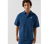 adidas Originals Mens Resort Stripe Shirt, Blue, Size M, Men Blue