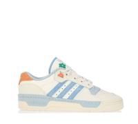 adidas Originals Mens Rivalry Low Trainers in White blue Leather - Size UK 4