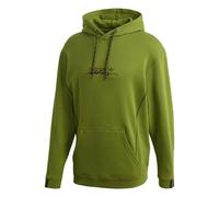 adidas Originals Men's RYV Hoodie Green Cotton French Terry Pullover Sweatshirt