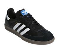 adidas ORIGINALS MEN'S SAMBA OG LEATHER TRAINERS SHOES SNEAKERS BLACK RETRO NEW