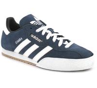 (8.5) adidas Originals Samba Super Suede Trainers - Navy