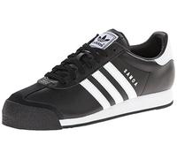 adidas Originals Men's Samoa Retro Sneaker Shoe, Black/Running White, 9.5